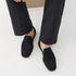 Vagabond Men's Troy Loafers in Dark Blue Suede - Getoutside Shoes