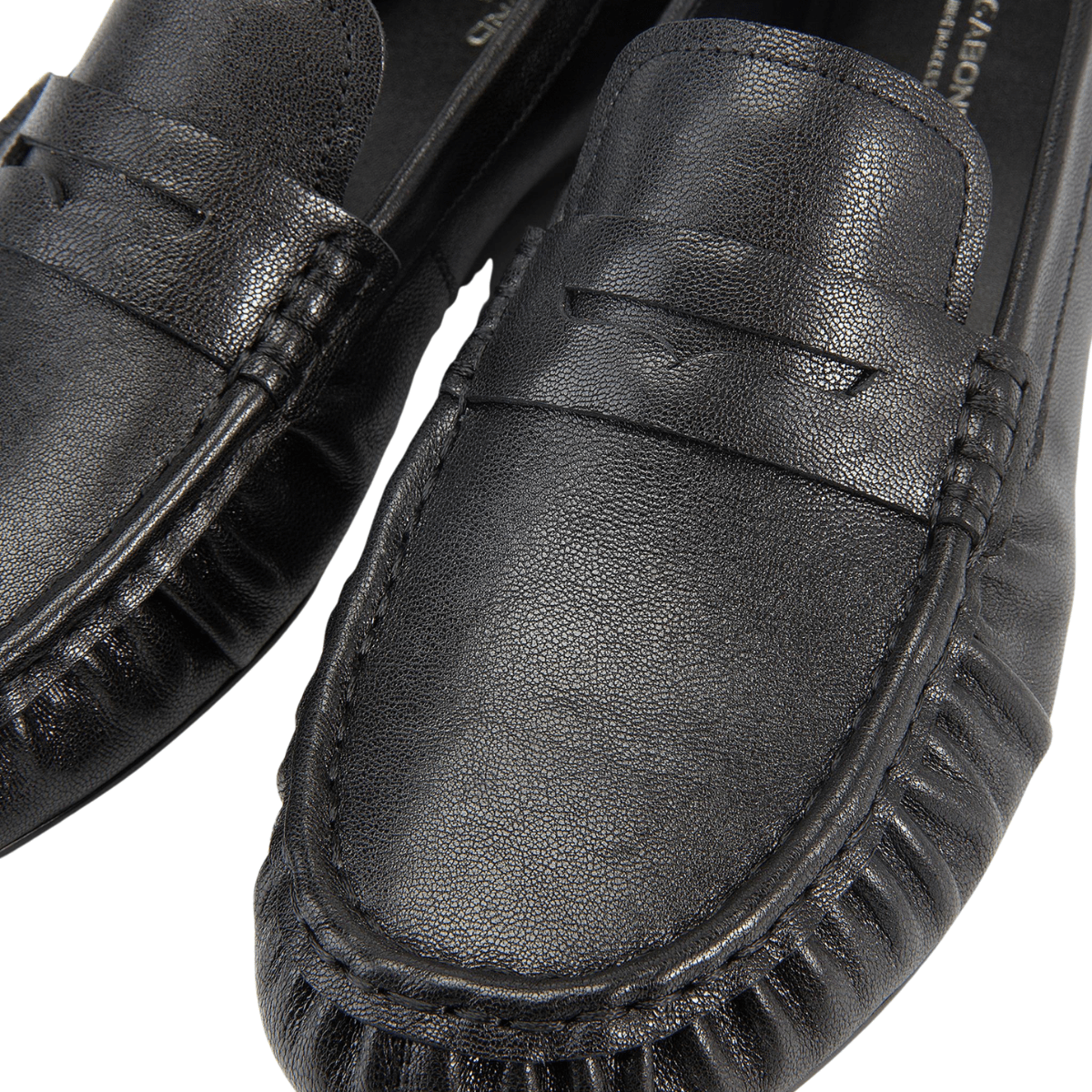 Vagabond Women's Aleya Loafers in Black Leather - Getoutside Shoes