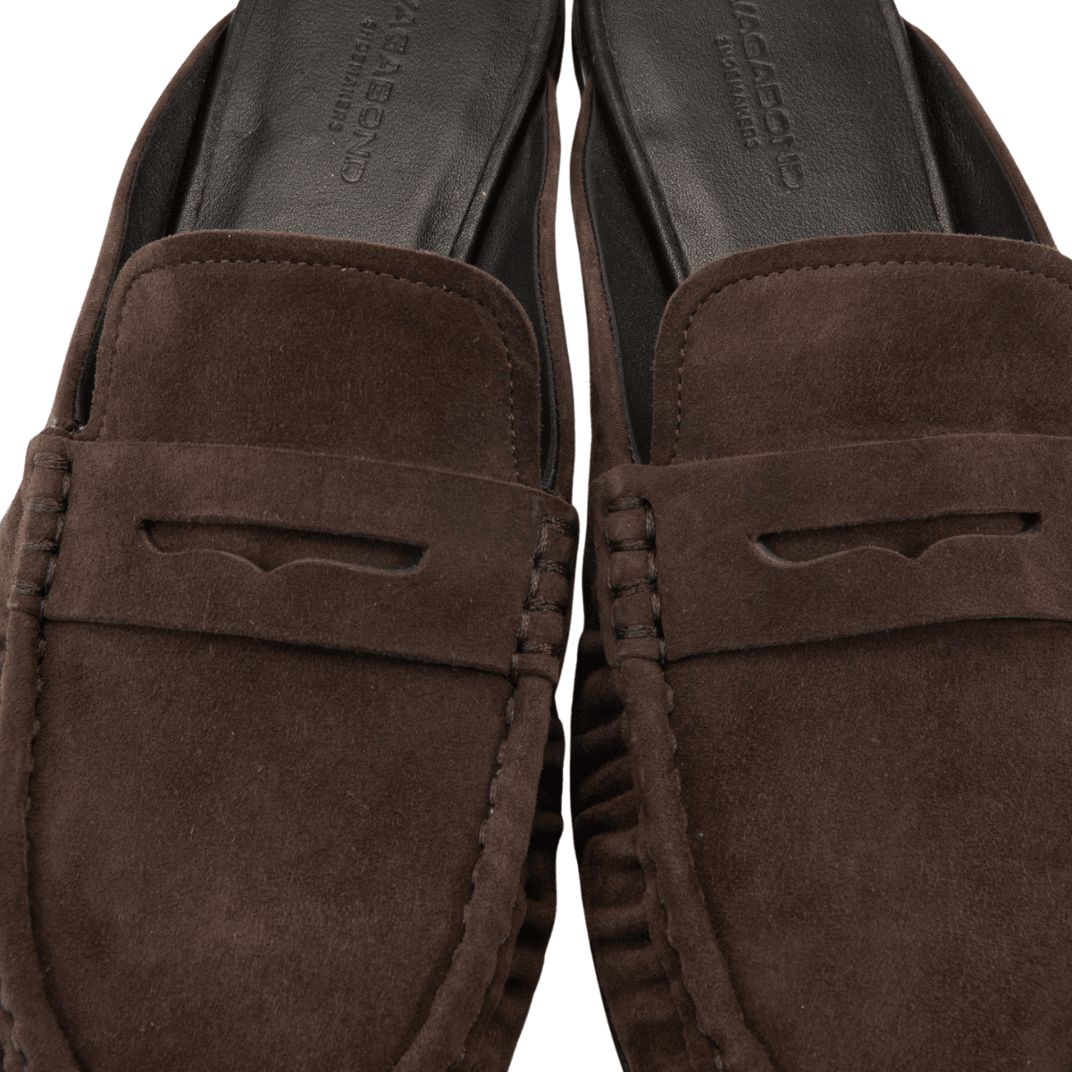 Vagabond Women's Aleya Mules in Brown Suede - Getoutside Shoes