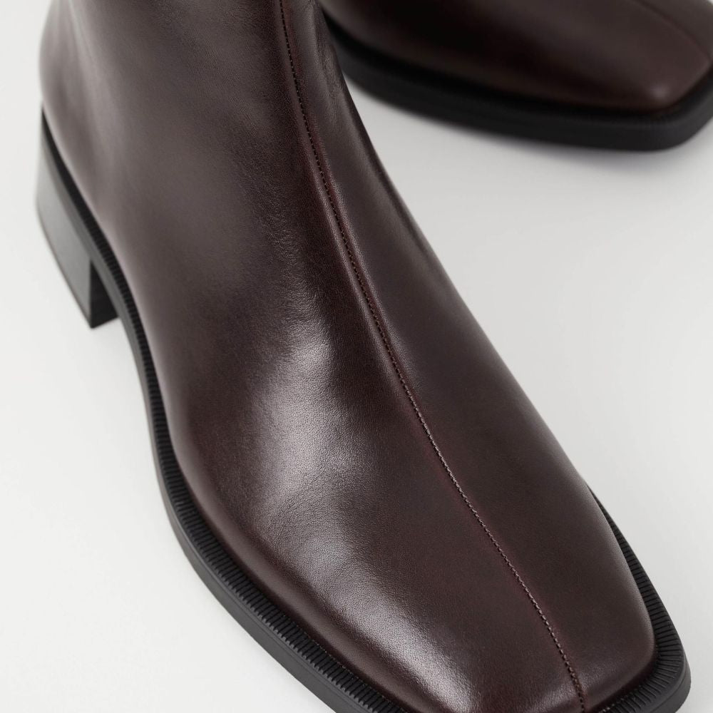 Vagabond Women's Blanca Ankle Boots in Dark Brown Leather - Getoutside Shoes