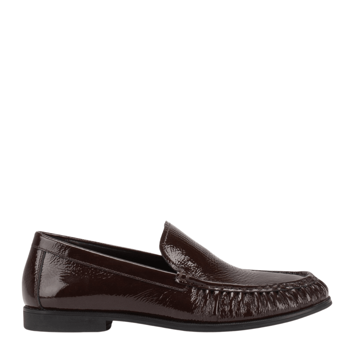 Vagabond Women's Brandi Loafers in Dark Brown Patent Leather - Getoutside Shoes