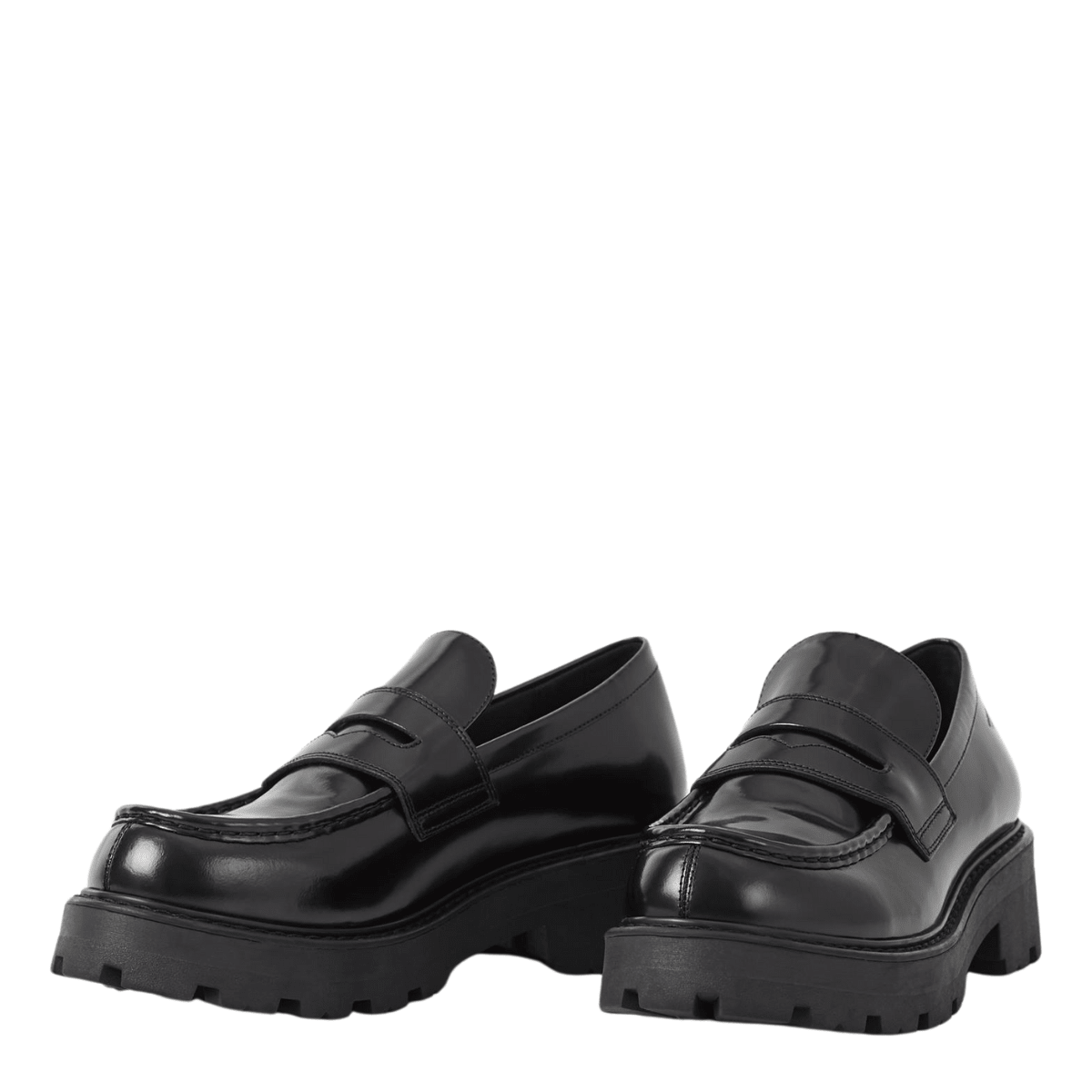 Vagabond Women's Cosmo 2.0 Loafers in Black Polished Leather - Getoutside Shoes