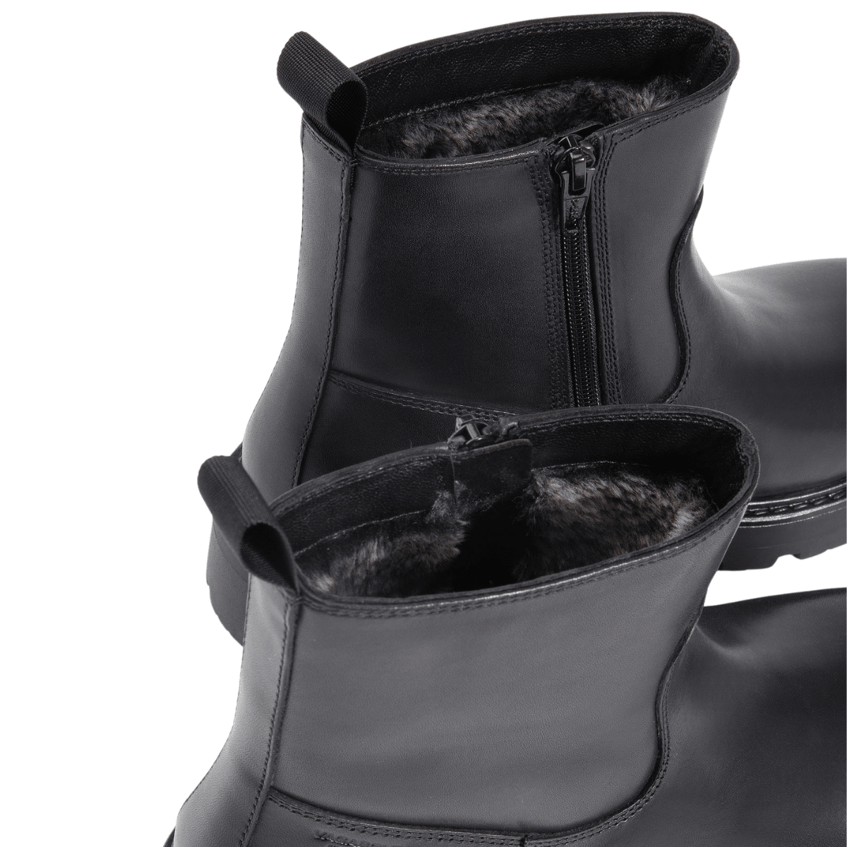 Vagabond Women's Cosmo 2.0 Zip Boots in Black Leather - Getoutside Shoes