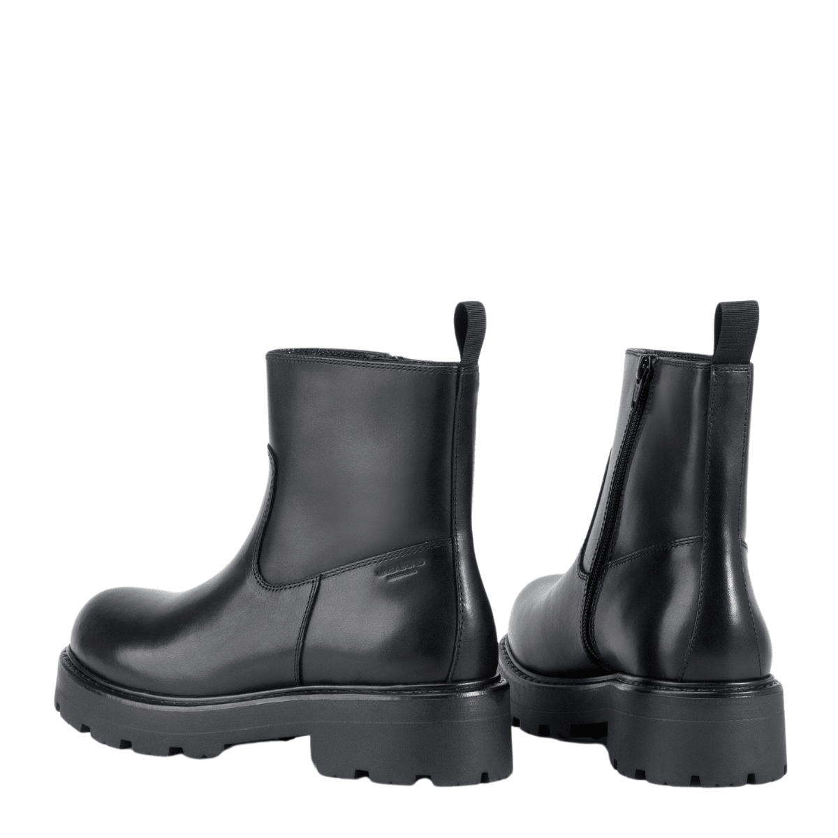 Vagabond Women's Cosmo 2.0 Zip Boots in Black Leather - Getoutside Shoes