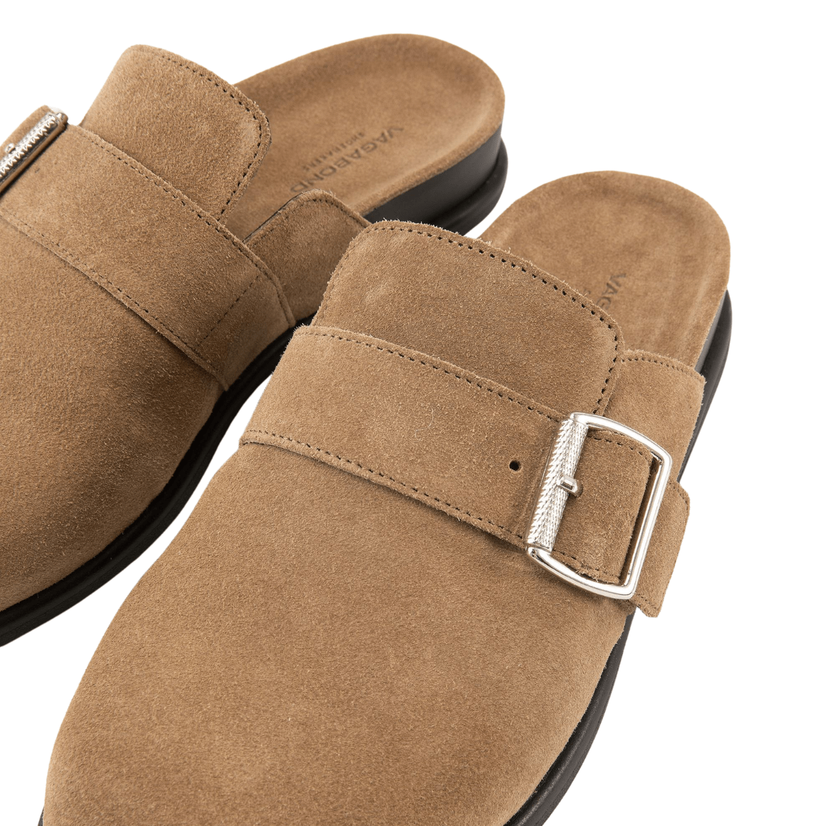 Vagabond Women's Effie Mules in Beige Suede - Getoutside Shoes