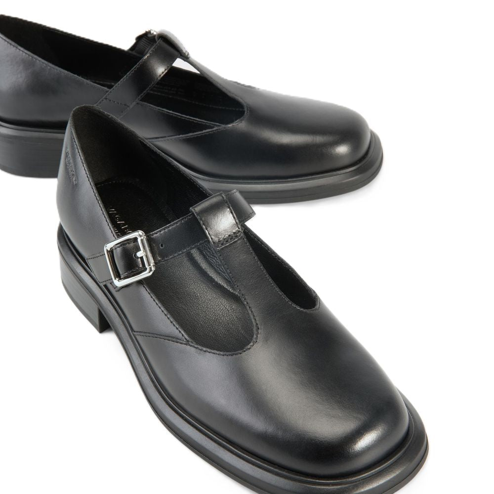 Vagabond Women's Ellis Shoes in Black Leather - Getoutside Shoes
