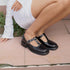 Vagabond Women's Ellis Shoes in Black Leather - Getoutside Shoes