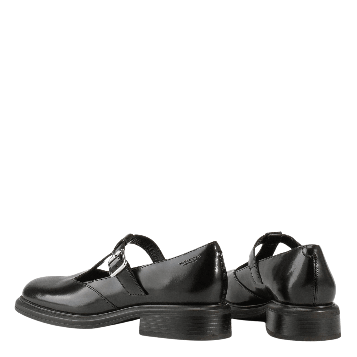 Vagabond Women's Ellis Shoes in Black Polished Leather - Getoutside Shoes