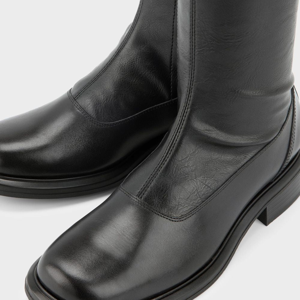 Vagabond Women's Ellis Tall Boots in Black Leather/Comb - Getoutside Shoes