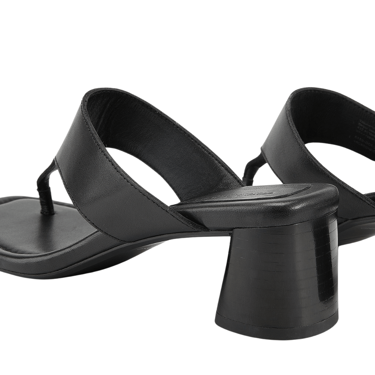 Vagabond Women's Evie Heeled Sandals in Black Leather - Getoutside Shoes