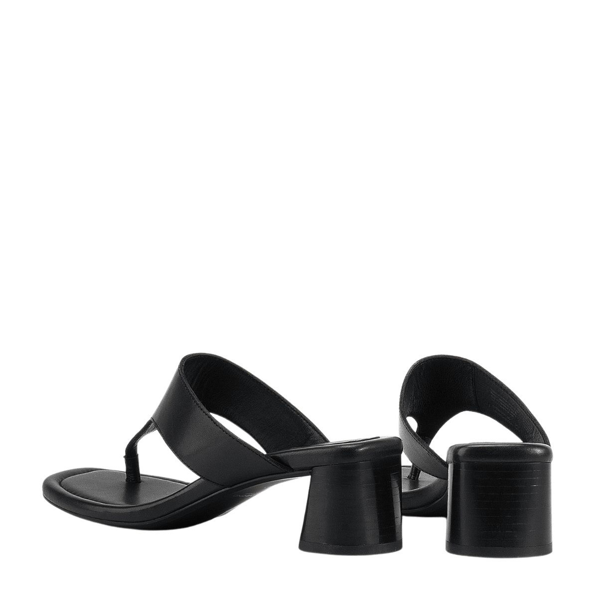 Vagabond Women's Evie Heeled Sandals in Black Leather - Getoutside Shoes