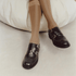 Vagabond Women's Freya Shoes in Black Contrast Edges - Getoutside Shoes