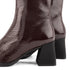 Vagabond Women's Hedda Ankle Boots in Dark Brown Patent Leather - Getoutside Shoes