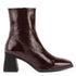 Vagabond Women's Hedda Ankle Boots in Dark Brown Patent Leather - Getoutside Shoes