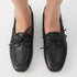 Vagabond Women's Hillary Boat Shoe in Black Leather - Getoutside Shoes