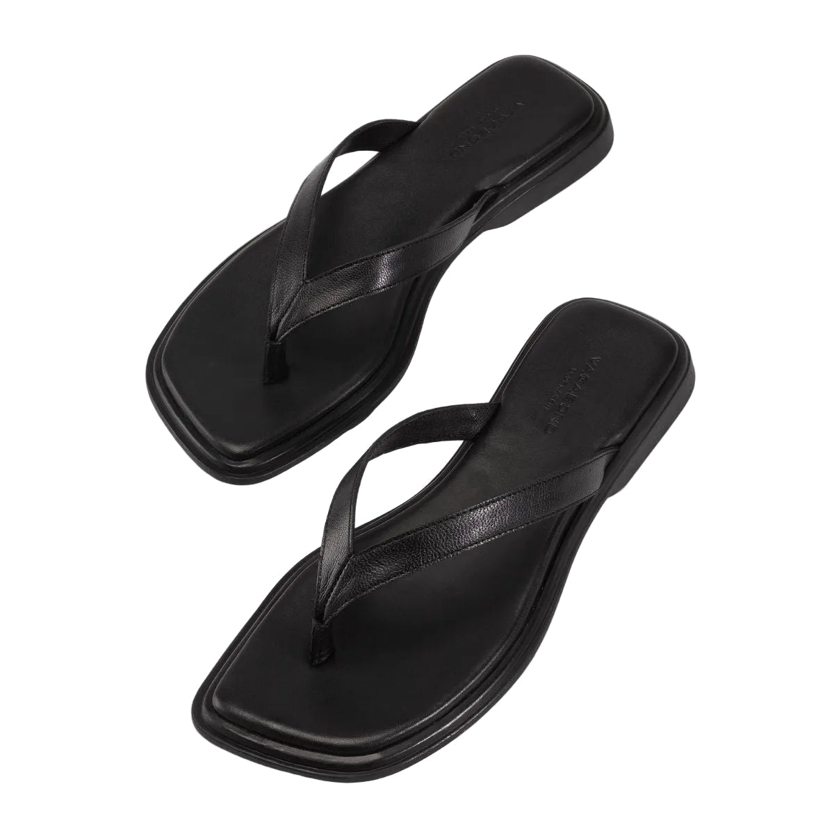 Vagabond Women's Izzy Sandals in Black Leather - Getoutside Shoes
