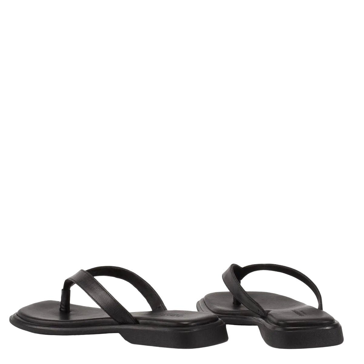 Vagabond Women's Izzy Sandals in Black Leather - Getoutside Shoes