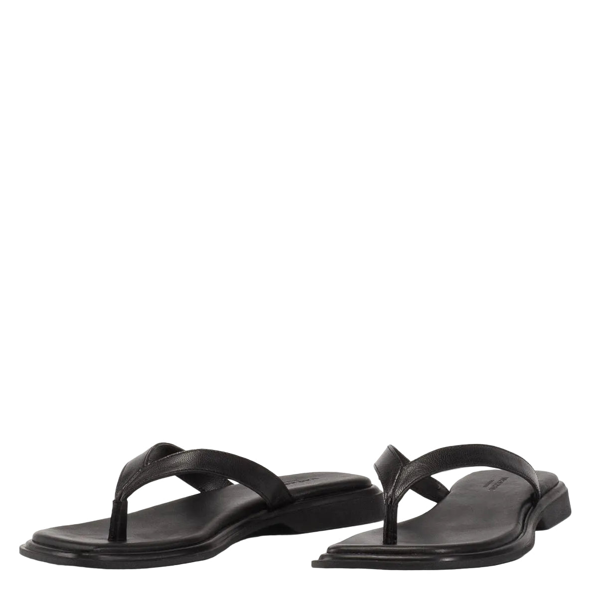 Vagabond Women's Izzy Sandals in Black Leather - Getoutside Shoes