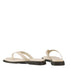 Vagabond Women's Izzy Sandals in Off - White Leather - Getoutside Shoes