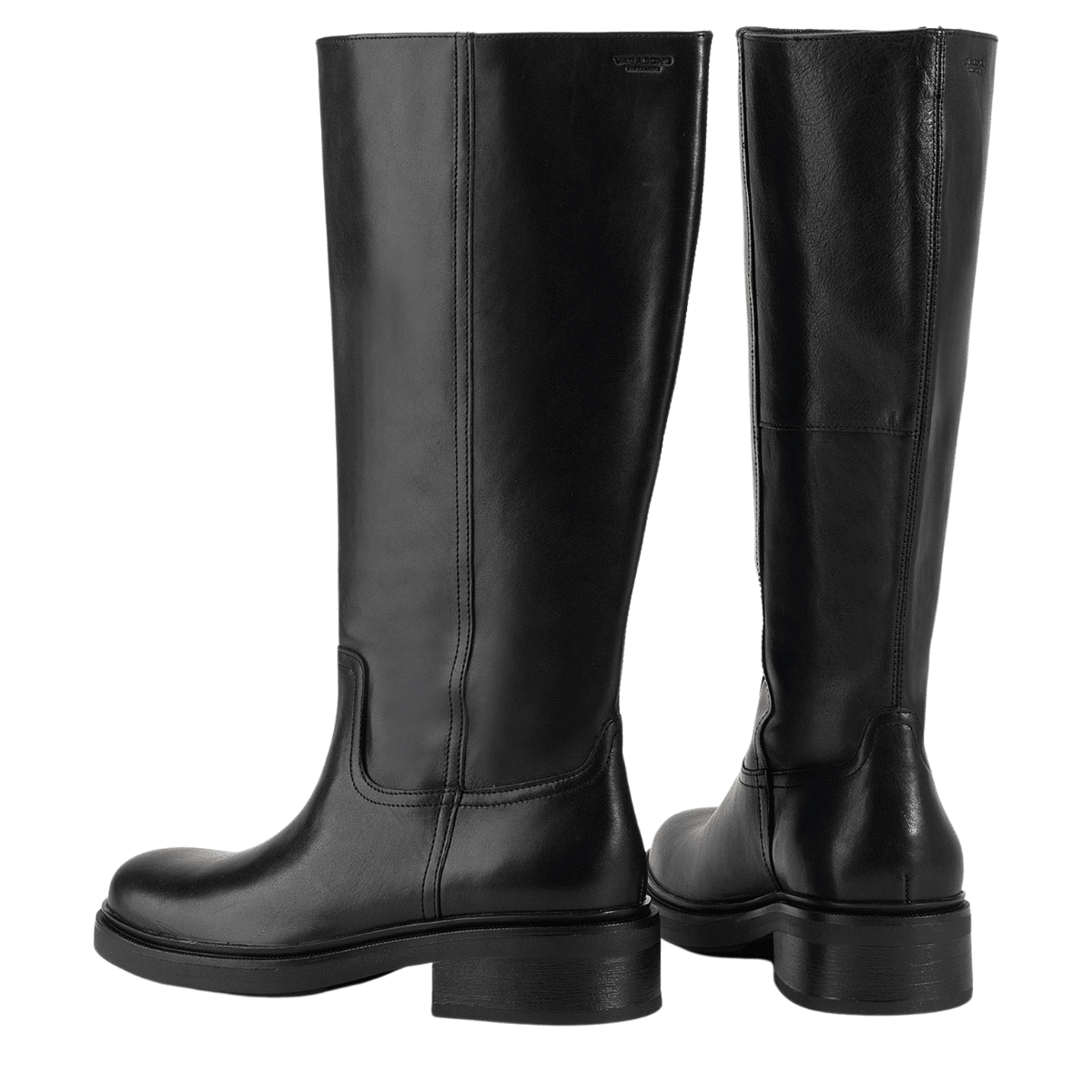 Vagabond Women's Karlie Tall Boots in Black Leather - Getoutside Shoes