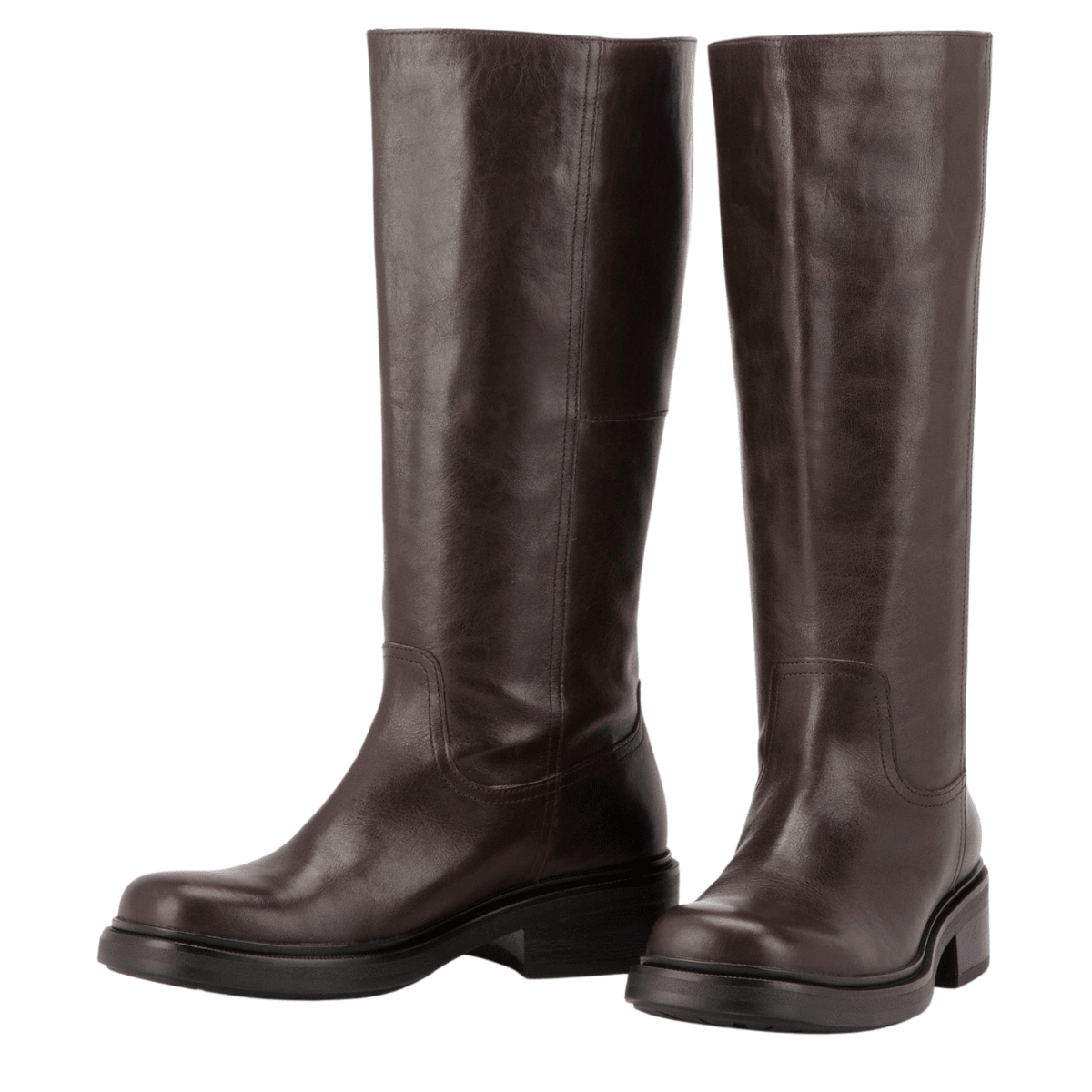 Vagabond Women's Karlie Tall Boots in Dark Brown Leather - Getoutside Shoes