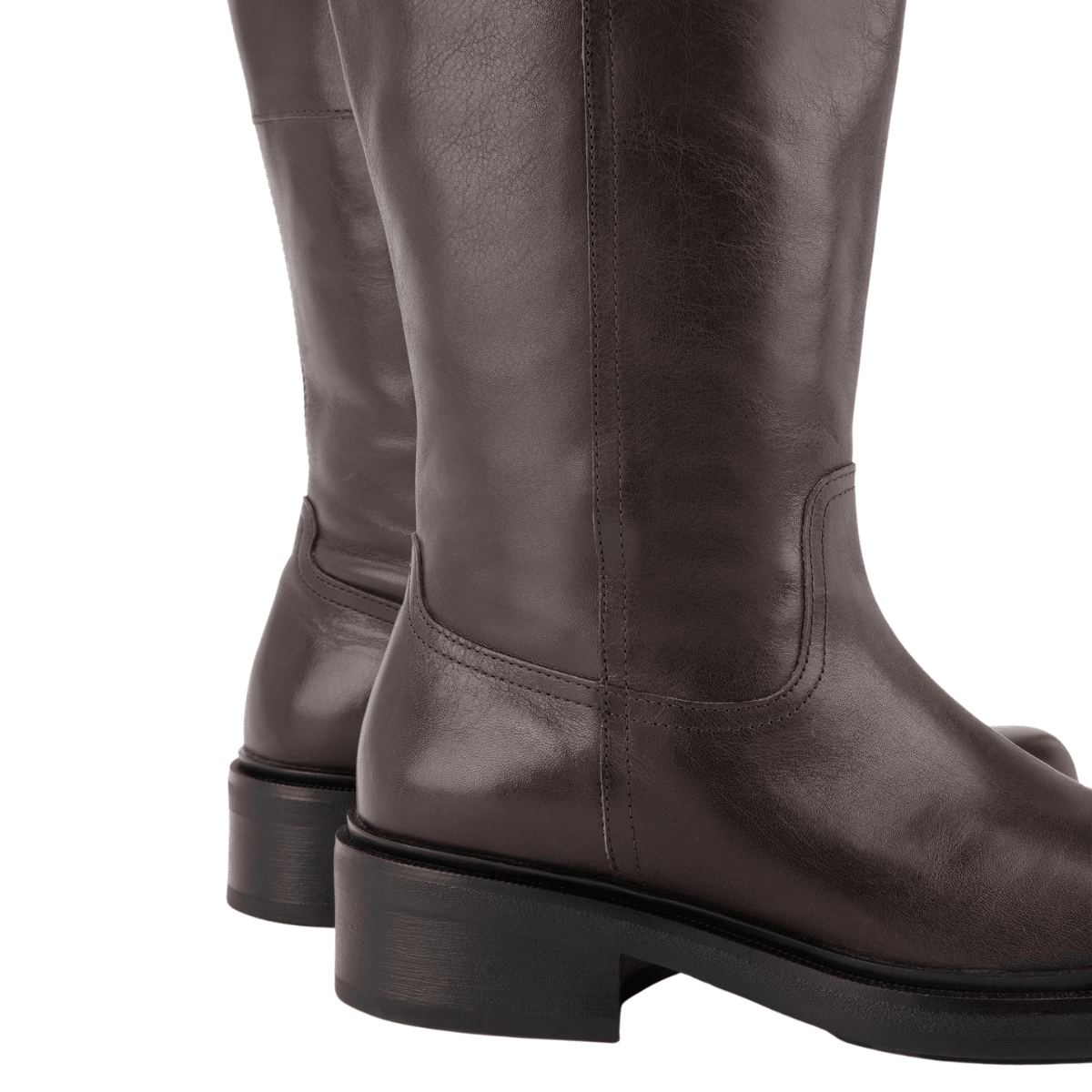 Vagabond Women's Karlie Tall Boots in Dark Brown Leather - Getoutside Shoes