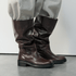 Vagabond Women's Karlie Tall Boots in Dark Brown Leather - Getoutside Shoes