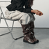Vagabond Women's Karlie Tall Boots in Dark Brown Leather - Getoutside Shoes