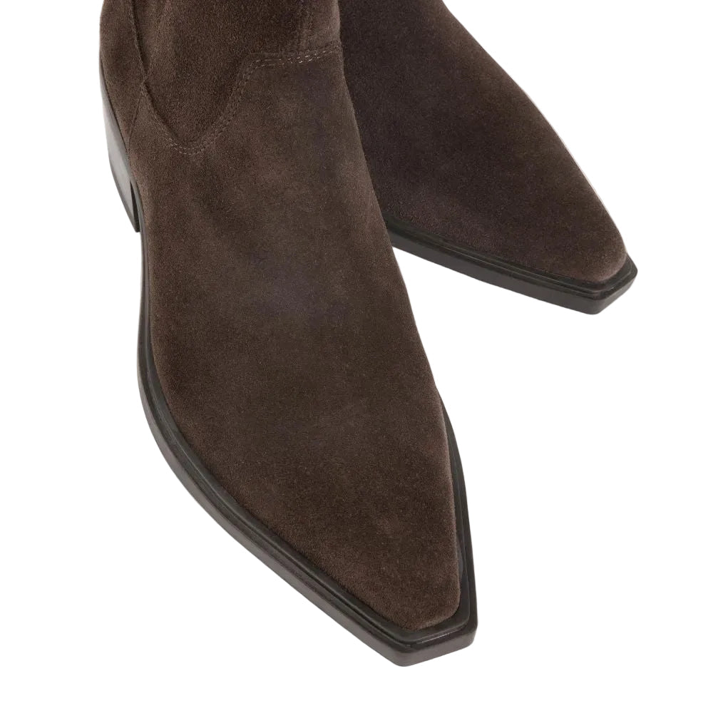 Vagabond Women's Kelsey Boots in Dark Brown Suede - Getoutside Shoes