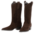 Vagabond Women's Kelsey Tall Boots in Dark Brown Suede - Getoutside Shoes