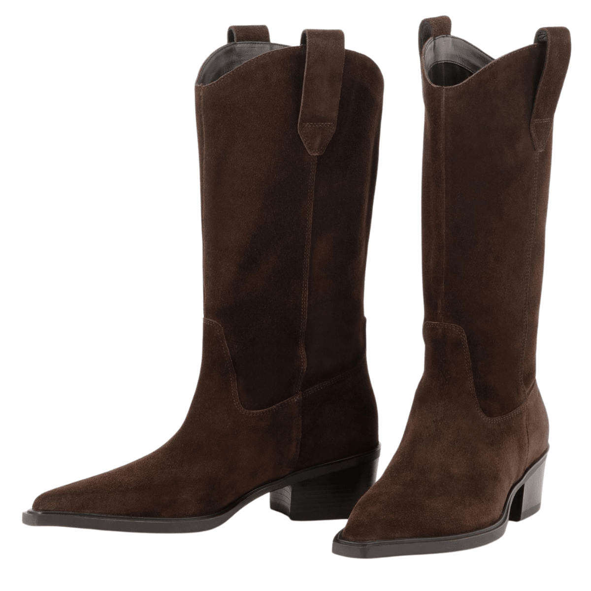 Vagabond Women's Kelsey Tall Boots in Dark Brown Suede - Getoutside Shoes