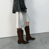 Vagabond Women's Kelsey Tall Boots in Dark Brown Suede - Getoutside Shoes