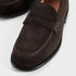 Vagabond Women's Linn Loafers in Dark Brown Suede - Getoutside Shoes