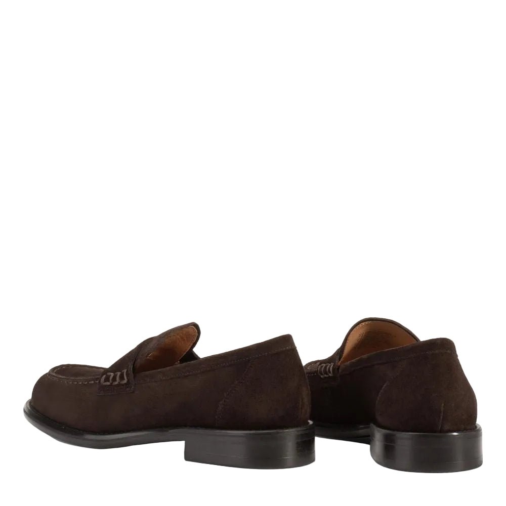 Vagabond Women's Linn Loafers in Dark Brown Suede - Getoutside Shoes