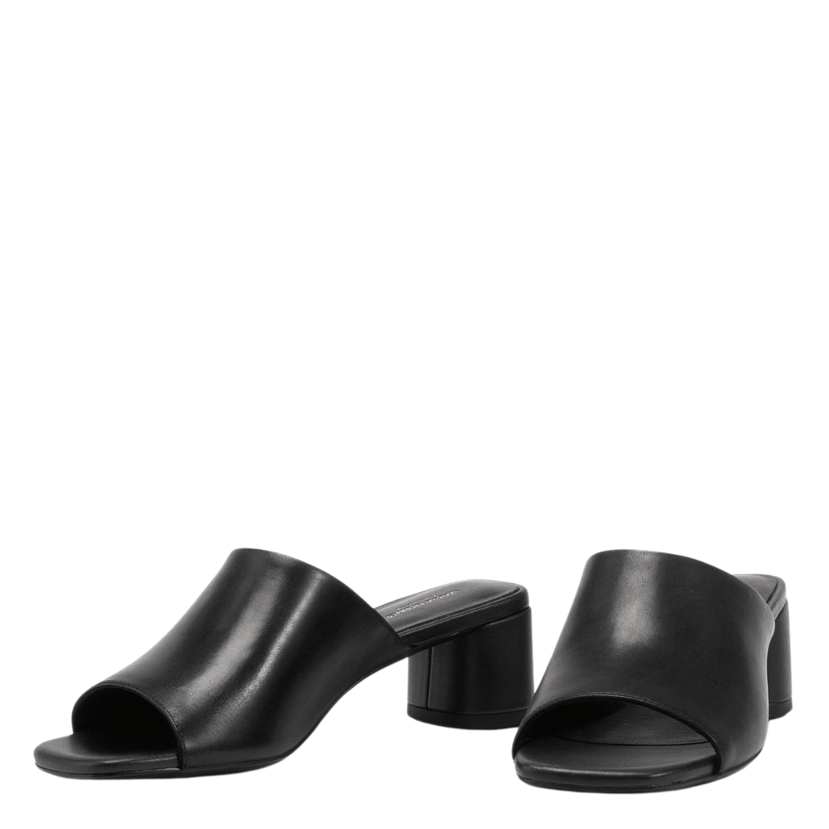 Vagabond Women's Piper Mules in Black Leather - Getoutside Shoes