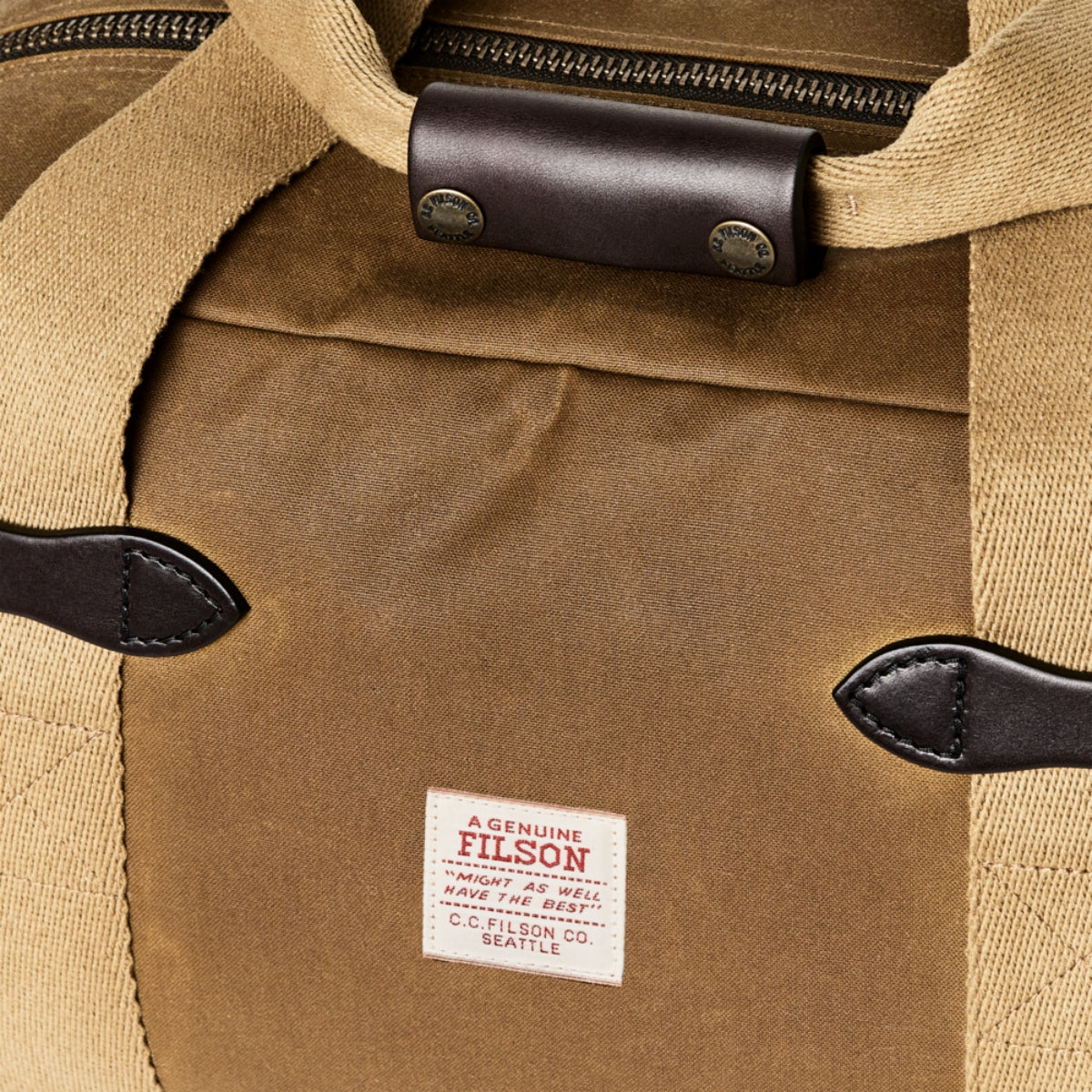 Petit sac de sport Filson en tissu d'étain