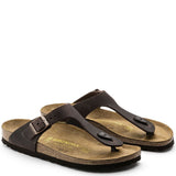 Birkenstock Gizeh Oiled Leather in Habana