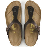 Birkenstock Gizeh Oiled Leather in Habana